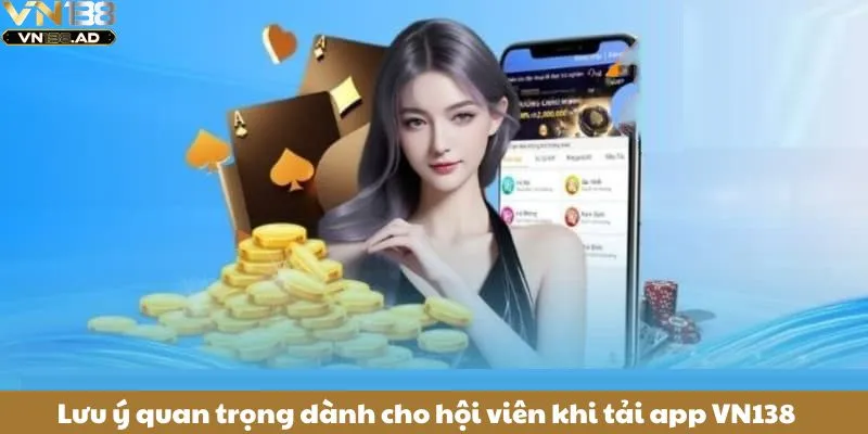 Tải App VN138 – Trải Nghiệm Cá Cược Đỉnh Cao Trên Điện Thoại 4 Lưu ý quan trọng dành cho hội viên khi tải app VN138